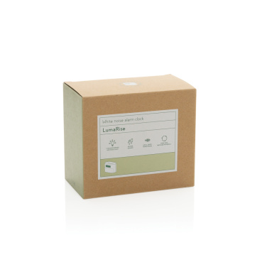 Логотрейд pекламные подарки картинка: Будильник с белым шумом LumaRise RCS из переработанного пластика