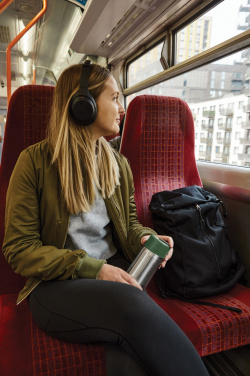 Логотрейд pекламные cувениры картинка: Черный + Blum изолированный герметичный дорожный стакан из нержавеющей стали