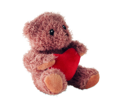 Логотрейд pекламные продукты картинка: Teddy bear plush with heart