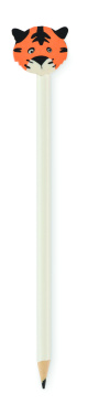 Логотрейд pекламные cувениры картинка: Wooden pencil in animal shape