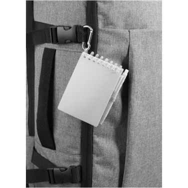 Лого трейд pекламные cувениры фото: Lig Mini набор из блокнота в мягкой обложке из переработанного пластика и шариковой ручки (синие чернила)