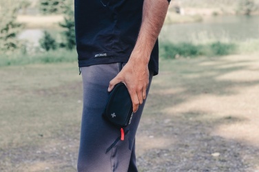 Logotrade kampanjprodukter bild: Postbart första hjälpen-set i RCS återvunnen nubuck PU