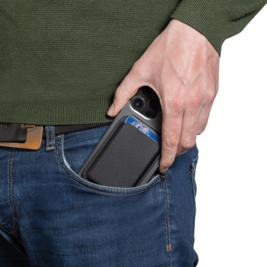 Logotrade profilreklam bild: Magstand RCS återvunnen PU magnetisk telefonplånbok med stat