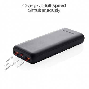Logotrade presentreklam bild: Urban Vitamin Pasadena 20.000 mAh 18W PD powerbank