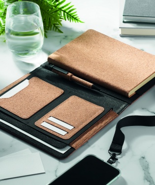 Logotrade presentreklam bild: A5-dokumentmapp i kork