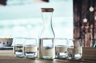 Logotrade kampanjprodukter bild: Karaff i återvunnet glas 1 lite