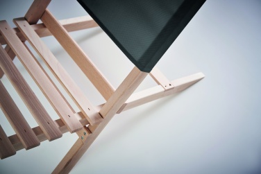 Logotrade reklamprodukter bild: Hopfällbar solstol i trä