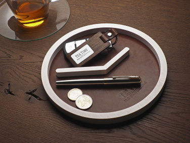 Logotrade kampanjprodukter bild: Skrivbordsarrangör i trä 1851121