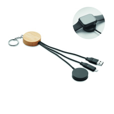 4 i 1 Nyckelring 60W-laddkabel