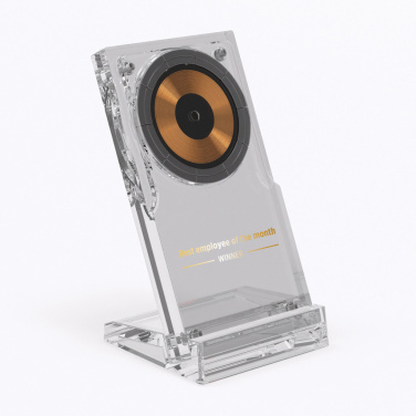 Logotrade kampanjprodukter bild: Magcharge 15W magnetiskt trådlöst laddningsstativ