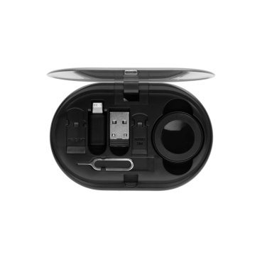 Logotrade presentreklam bild: Chargevix Multifunktionell 60W laddning i RCS återv. plast