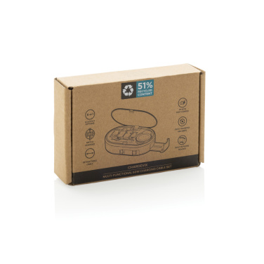 Logotrade reklamprodukter bild: Chargevix Multifunktionell 60W laddning i RCS återv. plast